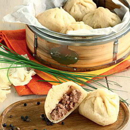 Рецепт паровых булочек со свининой