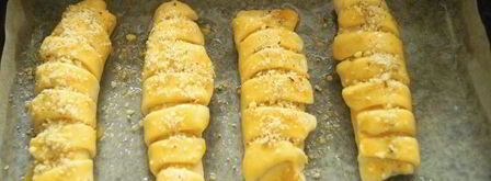 сдобные булочки с грецкими орешками. Шаг 7