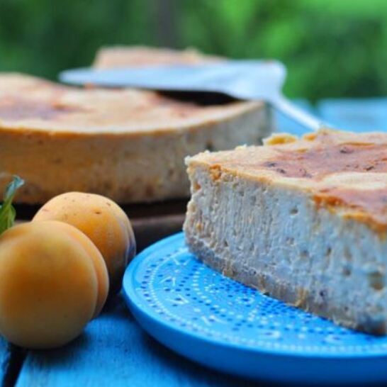 Рецепт абрикосового чизкейка-запеканки