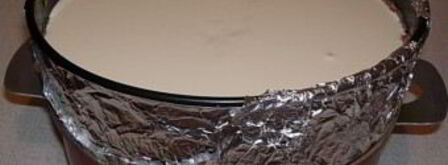 чизкейк из рикотты с выпечкой. Шаг 7