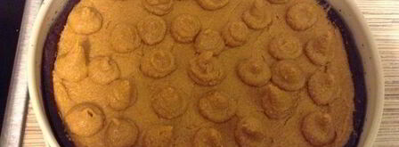 чизкейк шоколад-тыква-карамель. Шаг 11