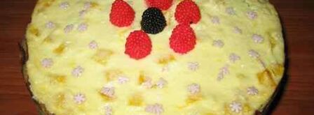 домашний чизкейк с блинами и творогом. Шаг 10