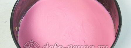 клубничный чизкейк с творогом без выпечки. Шаг 9