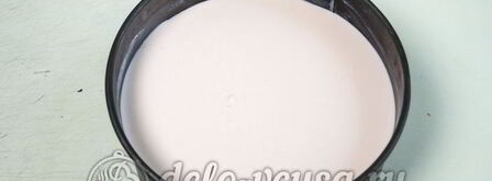 клубничный чизкейк с творогом без выпечки. Шаг 11