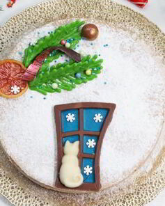 Пряный рождественский чизкейк