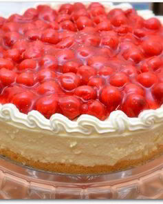 Вишневый чизкейк без выпечки