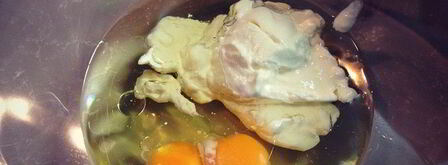 бананово-овсяные кексы с яблочными розами. Шаг 3