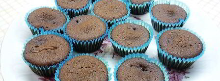 черемуховые капкейки с апельсиновым джемом и ванильным кремом. Шаг 10