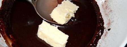 глазурь шоколадная для тортов, кексов и десертов. Шаг 4