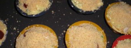 кабачковые кексы с хрустящей посыпкой. Шаг 7