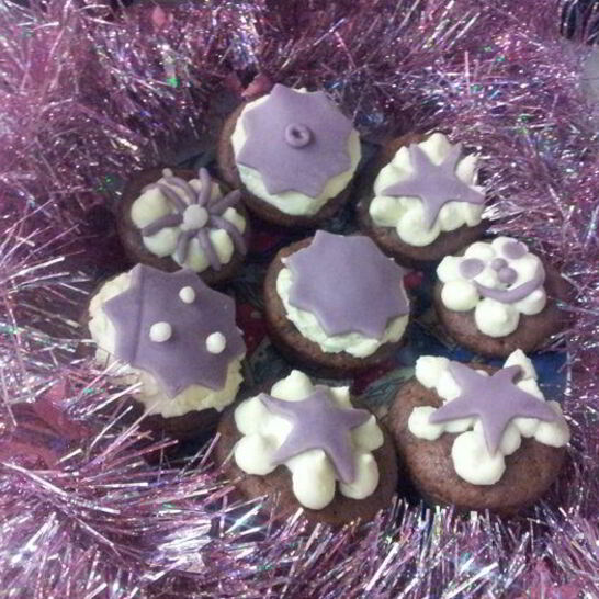 Рецепт капкейков с сюрпризом и сырным кремом