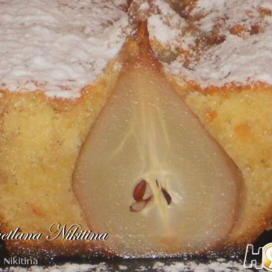 Рецепт кекса кардамонового с пьяной грушей