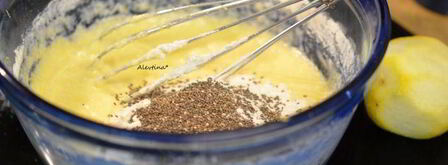 кекс лимонный с семенами чиа. Шаг 5