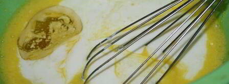 кекс на кефире с маком, шафраном и цукатами. Шаг 3