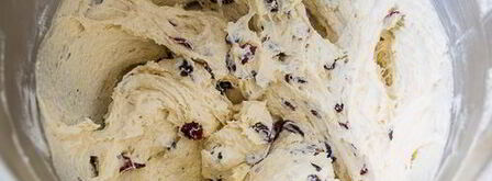 кекс на шампанском с сушеной клюквой. Шаг 4