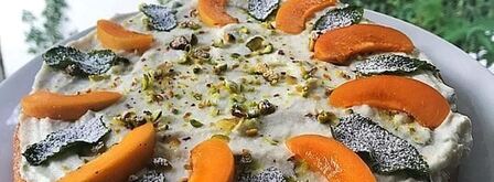 кекс с абрикосами, рикоттой, фисташками. Шаг 6