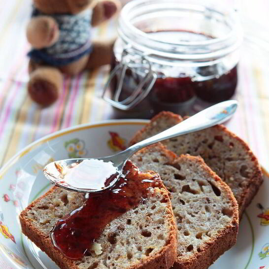 Рецепт кекса с бананом на полдник