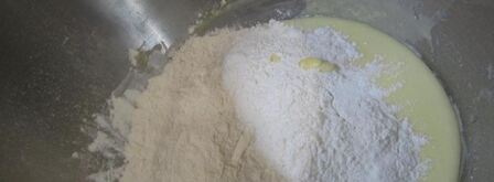 кекс с чаем матча. Шаг 4