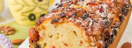 кекс с кукурузной мукой и клюквой. Шаг 16