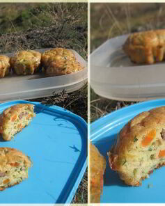 Кекс с куриной печенью