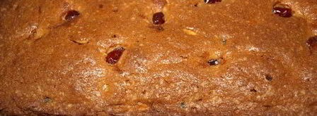 кекс с вяленой вишней, арахисом и шоколадом. Шаг 7