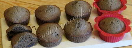 кексы черемуховые. Шаг 13