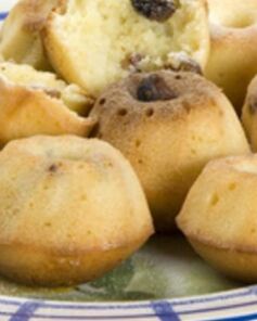 Кексы с изюмом