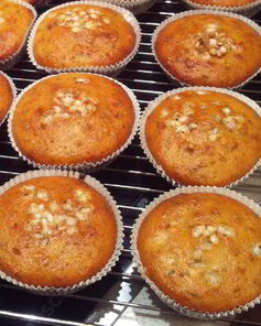 Кексы с орехами