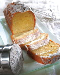 Миндальный кекс с оливковым маслом и апельсиновой цедрой