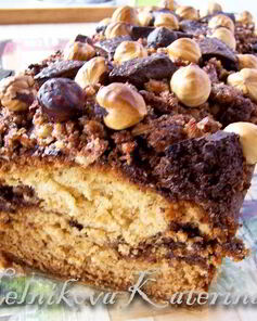 Нью-Йоркский орехово-шоколадный кекс