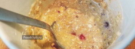 овсяный микроволновый капкейк. Шаг 5