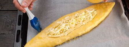 хачапури по-аджарски. Шаг 9