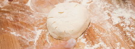 хачапури с картошкой и сыром. Шаг 6