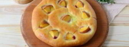 хачапури с сыром и персиками. Шаг 12