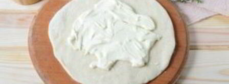 хачапури с сыром и персиками. Шаг 8