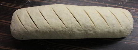 батон с оливками и грецкими орехами. Шаг 9