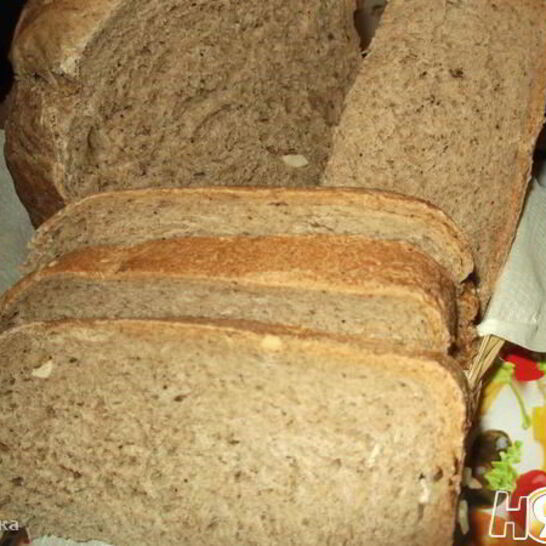 Рецепт черного хлеба с маринованным чесноком