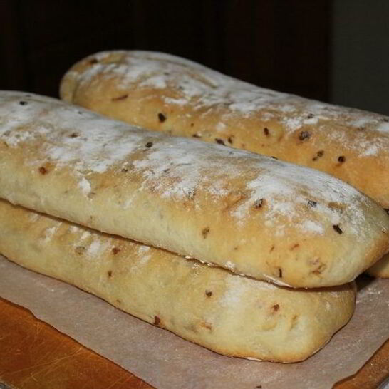 Рецепт чиабатты с луком