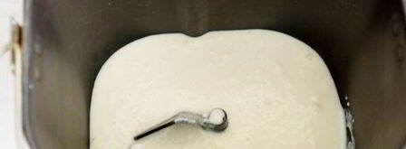 пшеничный хлеб с творогом в хлебопечке. Шаг 6