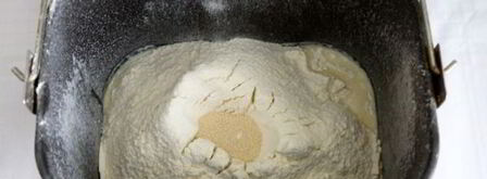 пшеничный хлеб с творогом в хлебопечке. Шаг 7