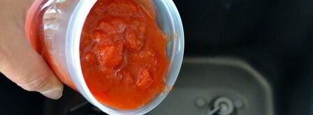 разборный томатный хлеб с начинкой. Шаг 3