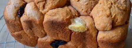 разборный томатный хлеб с начинкой. Шаг 11