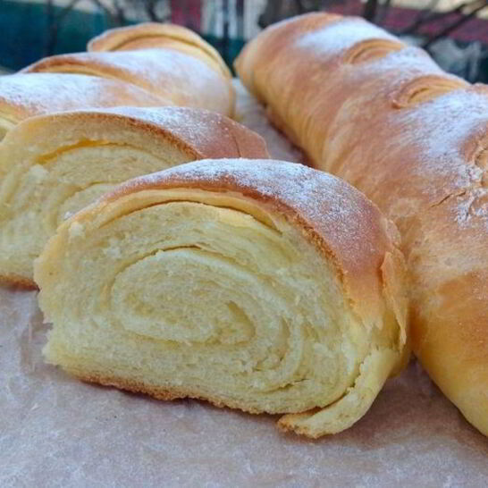 Рецепт слоеных багетов