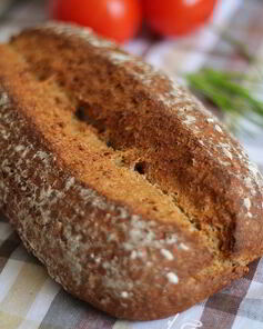 Цельнозерновой дрожжевой хлеб на йогурте