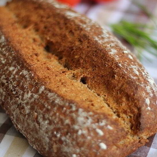 Рецепт цельнозернового дрожжевого хлеба на йогурте