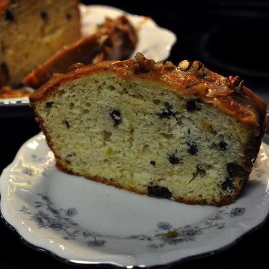 Рецепт яблочного хлеба с пралине