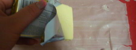 хрустящие конвертики с шоколадом. Шаг 3