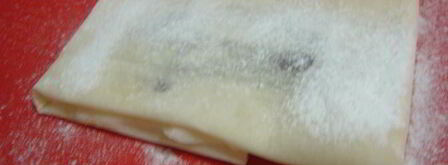 хрустящие конвертики с шоколадом. Шаг 6