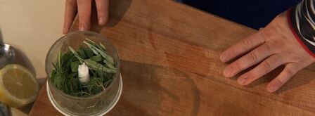 хворост из трески и семги с огуречной райтой. Шаг 4