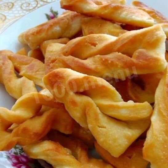 Рецепт хвороста на воде постный